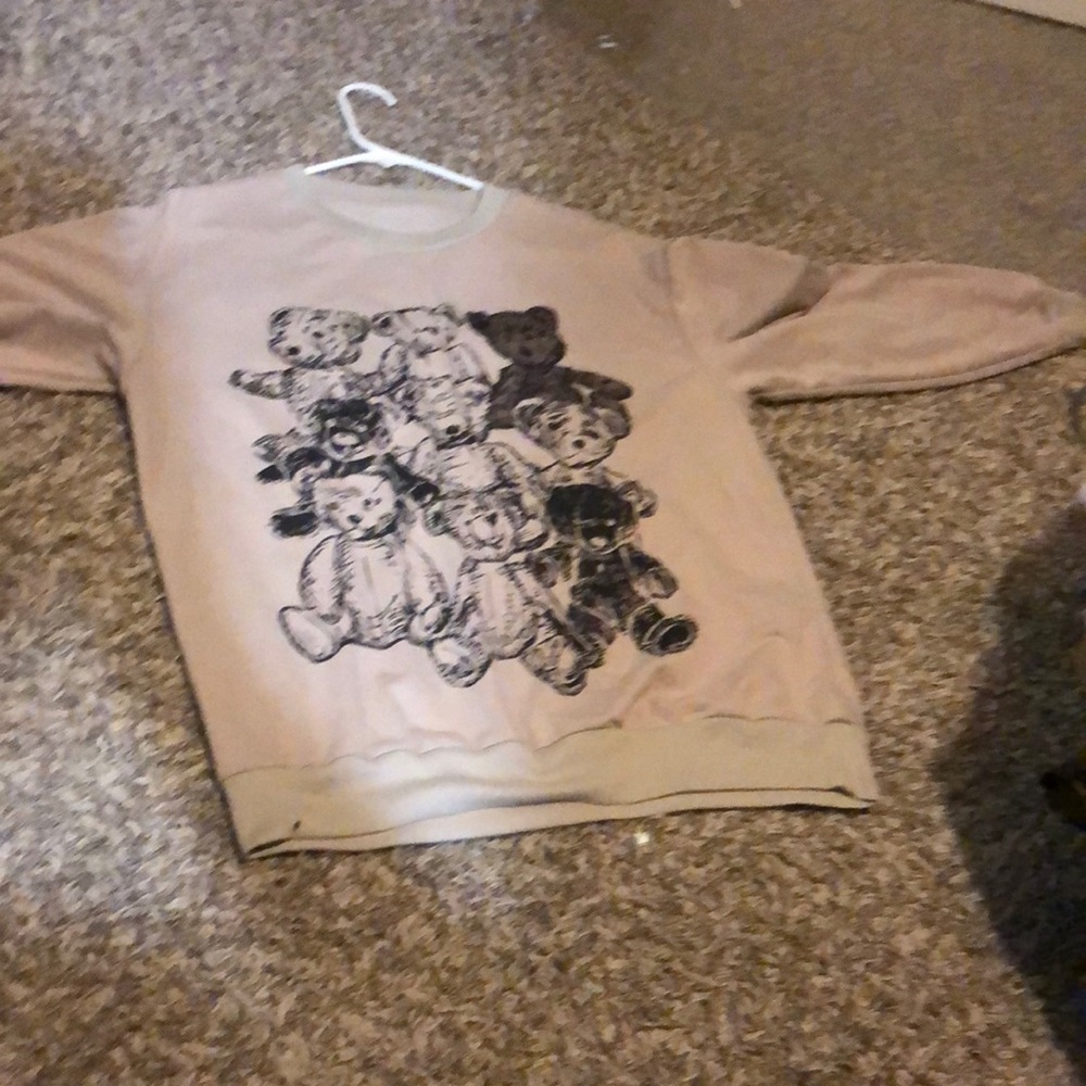 brown teddy bear sweater